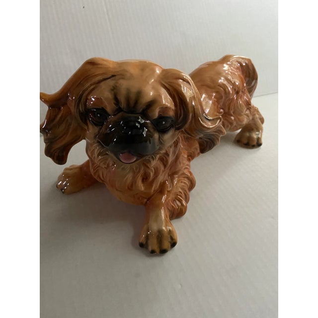 Mid 20th Century Large Goebel Pekingese Dog Figurine, West Germany For Sale In Cleveland - Image 6 of 11