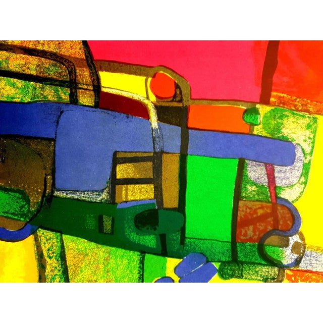 Maurice Estève - Composition - Original Lithograph 1969 For Sale - Image 4 of 8