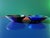 Blue Vintage Stangl Coastal Art Pottery Mediterranean Blue Green Bowls - Pair For Sale - Image 8 of 12