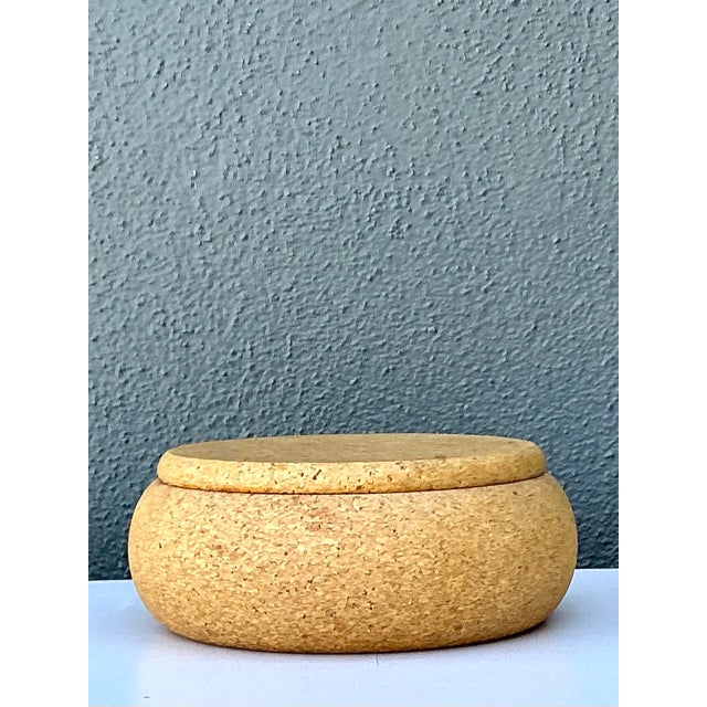 Vintage Cork Lidded Box For Sale - Image 10 of 12