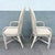 Late 20th Century Boho Chic Wavy Pencil Reed and Rattan Dining Arm Chairs - Set of 4 For Sale - Image 5 of 10