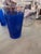 Italian Barware. Cobalt/Gold Filigree. Mid Century Modern Tumblers. Textured Cobalt Glass. Cerve. Italy. Set of 4. Bormioli Founded 1953 For Sale - Image 4 of 5