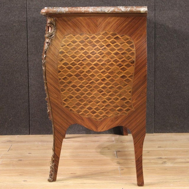 French Louis XV Style Commode, 1960 For Sale - Image 12 of 13