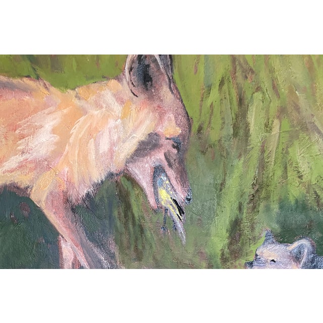 Contemporary Contemporary Fox Den Painting For Sale - Image 3 of 3
