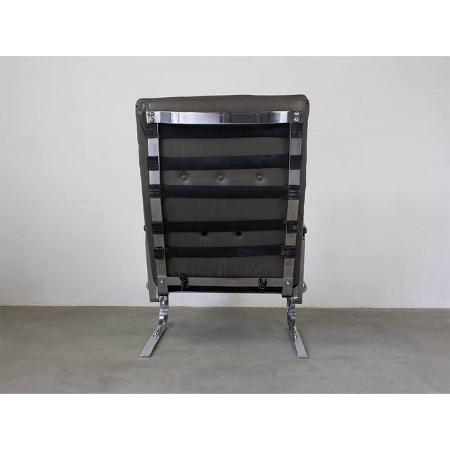 Gray Leather Armchair from Cor, 1960s For Sale - Image 8 of 11