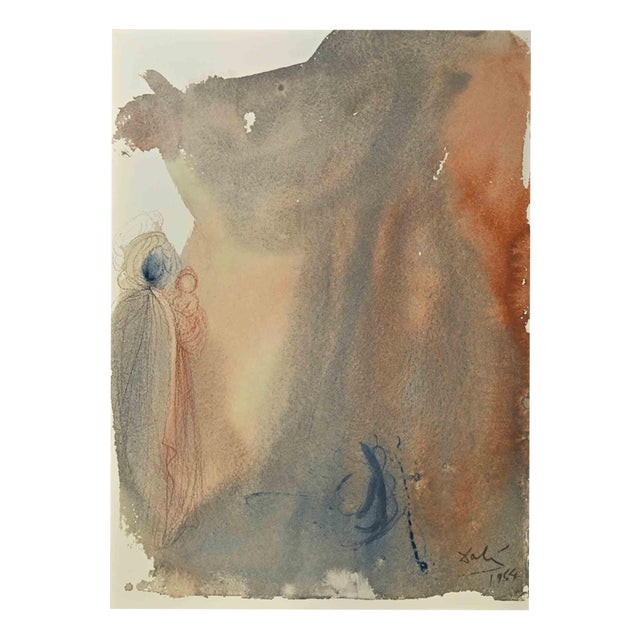 Salvador Dali, Ecce Virgo Concipiet, Lithograph, 1964 For Sale