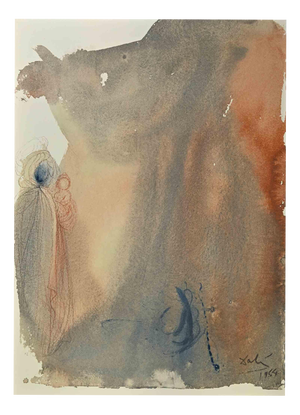 Salvador Dali, Ecce Virgo Concipiet, Lithograph, 1964