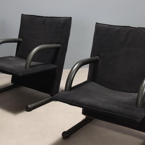 T Line Chairs by Burkhard Vogtherr for Arflex, Set of 3 For Sale - Image 3 of 9