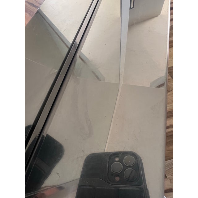 Vintage Mid Century Modern 1950s Metal Medicine Cabinet Bathroom Vanity Restored For Sale In Palm Springs - Image 6 of 11