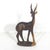 Classic mid century modern hand carved wood gazelle sculpture. No damage detected. Beautiful exotic wood. I love these for...