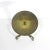 Vintage Brass and Copper Pillar Candle Holder Three Legs Staging Shelf Decor Dining Table Patina Corrosion For Sale - Image 6 of 8