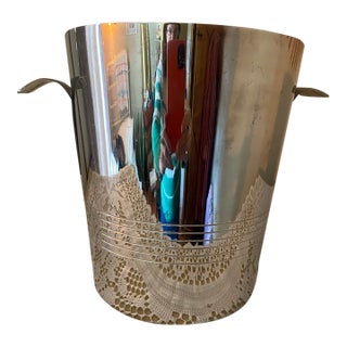 Vintage French Létang Rémy Champagne Cooler – Polished Stainless Steel For Sale