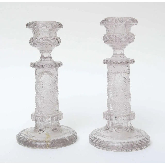 William IV Heavy Leaded Candlesticks - a Pair For Sale - Image 9 of 11