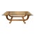 1960s Hollywood Regency Italian Silver and Gold Leaf Carved Wood and Glass Coffee Table For Sale