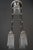 Art Deco Nickel Chandelier with Glass Sticks, 1920s For Sale - Image 4 of 18