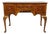 Queen Anne, Lowboy Writing Desk, Crotch Mahogany Veneer, Walnut, England, 19th C. For Sale