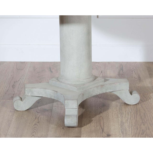 Wood Antique Swedish Oval Painted Center Table, circa 1900–1910 For Sale - Image 7 of 11