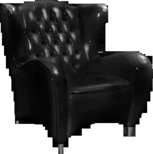 Glossy Black Schinke Armchair by Giorgio Tesi for VGnewtrend