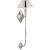 Turlington XL Sconce in Polished Nickel with Polished Nickel Shade Designer: Thomas O'Brien Height: 30" Extension: 9.75"...