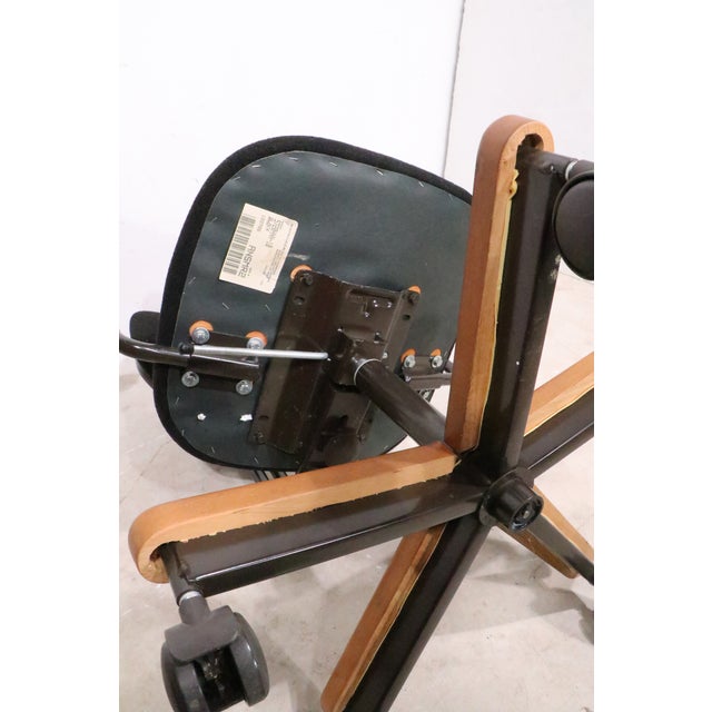 Vintage Adjustable Swivel Desk Chair Stool by Hon C. 1970's For Sale - Image 17 of 17