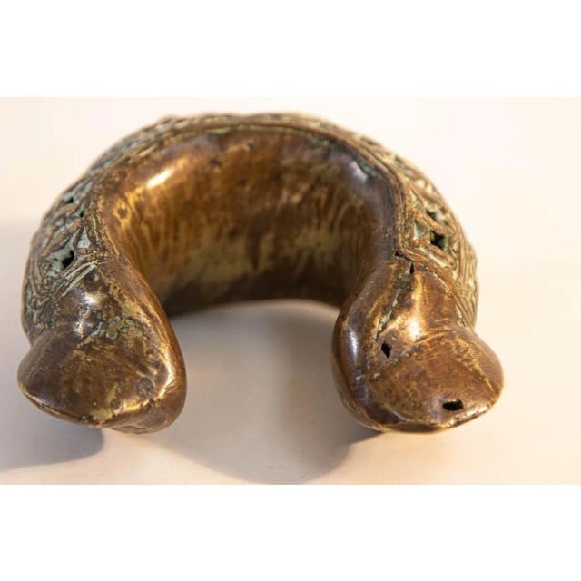 Antique African Bronze Bracelet Currency Bangle Tribal Artifact For Sale - Image 12 of 13