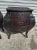 Late 20th Century Pair of Bombe Style Boho Chic Rattan Commodes For Sale - Image 4 of 5