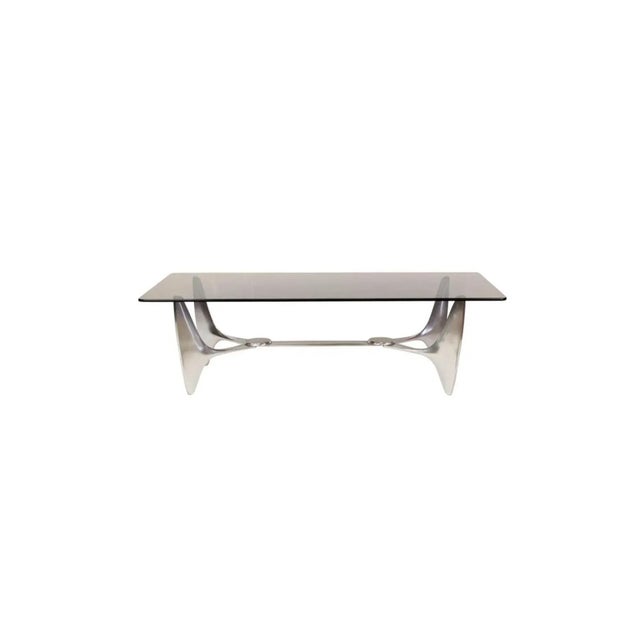 Mid-Century Modern Vintage Coffee Table by Knut Hesterberg for Ronald Schmitt, 1970s For Sale - Image 3 of 6