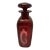 Early 20th Century Cut-To-Clear Royal Ruby Red Bohemian Glass Decanter For Sale