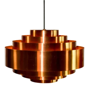 Ultra Copper Pendants by Jo Hammerborg for Fog & Mørup, 1960s, Set of 2