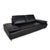 Koinor Volare Two-Seater Leather Sofa Black Couch Manual Function For Sale - Image 12 of 12