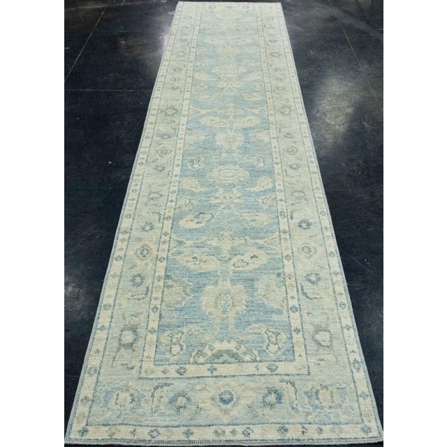 Turkish Oushak Runner Rug 2'10" x 11'10" #17808 Explore a curated collection of hallway runners, wool rugs, and handmade...