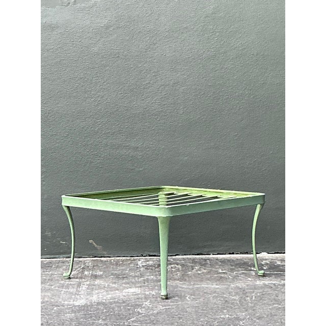 Vintage Boho Brown Jordan “Florentine” Ottoman For Sale In West Palm - Image 6 of 10