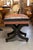 Pair of Leather-Upholstered X-Frame Ottomans For Sale - Image 4 of 5