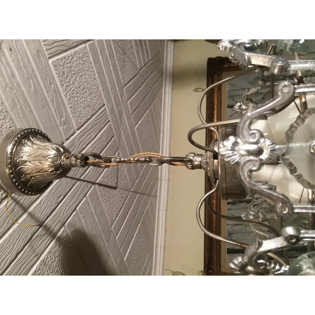 Glass Chandelier, 1970s For Sale - Image 12 of 18