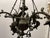Brown Vintage Bronze Chandelier, 1940s For Sale - Image 8 of 9