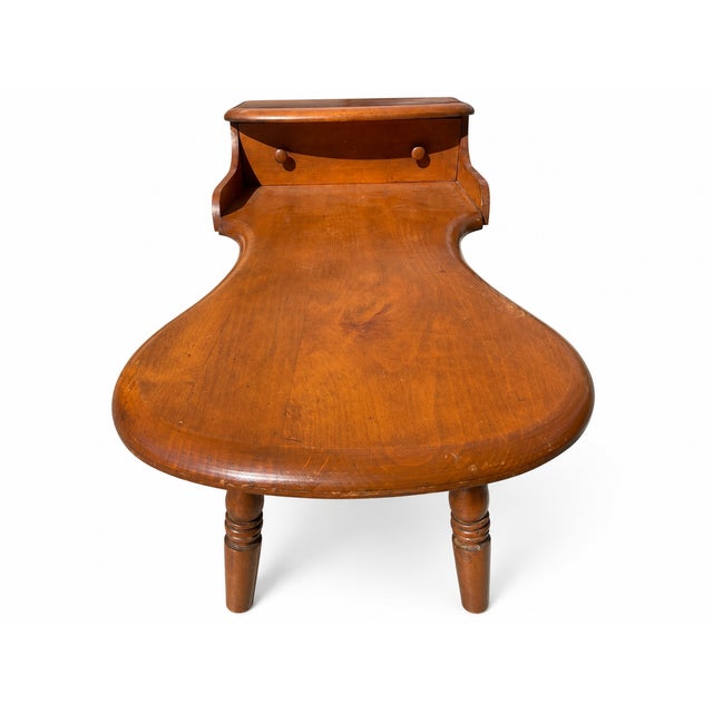 19th Century American Primitive Cobbler’s Bench With Drawer & Tool Pegs For Sale - Image 11 of 11