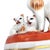 Samson Paris Chelsea-Style Porcelain Cat Family Figurine For Sale - Image 11 of 13