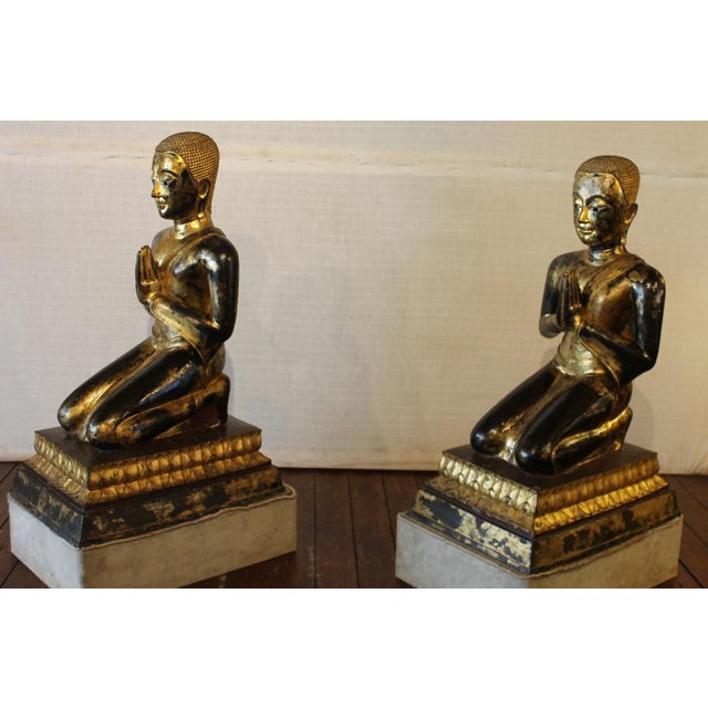 Monks, 18th-Century, Bronze, Set of 2 For Sale - Image 6 of 18