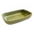 Haeger Speckled Green Rectangular Pottery Serving Tray For Sale