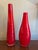 Pair of vases by laveno for richard ginori. Crafted in murano glass using the sommerso technique, they feature layered...