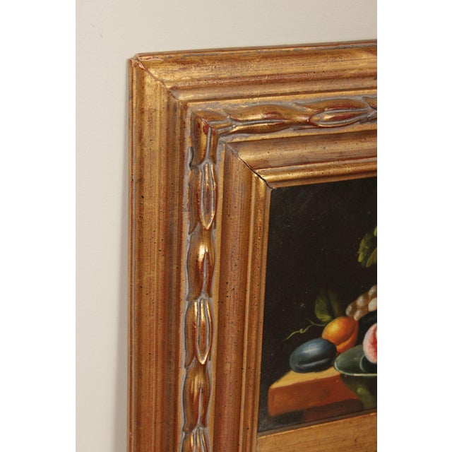 Wood Vintage Gold Framed Trumeau Mirror For Sale - Image 7 of 12