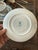 Vintage Crown Staffordshire Lyric Tunis Blue Fine Bone China Teacups & Saucers – 13 Pieces For Sale - Image 10 of 12