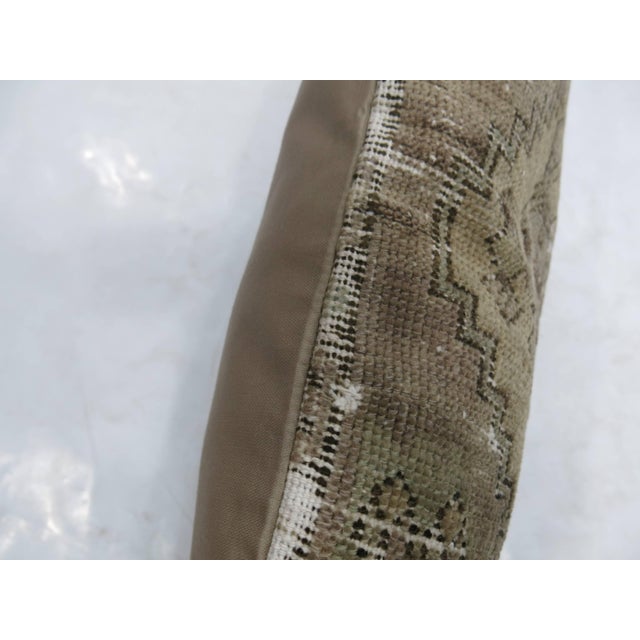 Contemporary Lavender Large Turkish Rug Pillow For Sale - Image 3 of 5