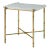 Mid Century Marble Top End Table For Sale