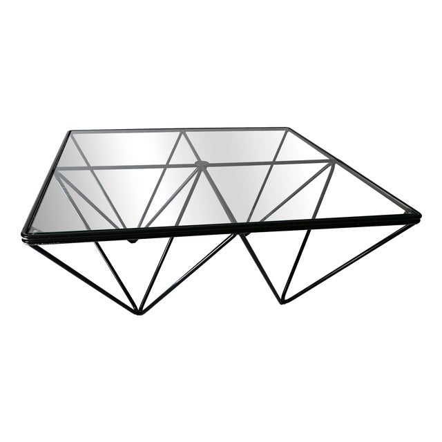 Vintage Square Coffee Table by Paolo Piva, 1970s For Sale