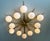 21st Century Star Piccolo Satin Brass Matte White Murano Flush Mount by Fabio LTD For Sale - Image 6 of 9