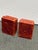 Burgundy Gump’s San Francisco Marble Bookends, Pair For Sale - Image 8 of 12