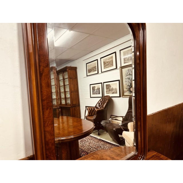 Antique Italian Burl Mirror For Sale - Image 4 of 9