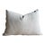 Otis Linen Snow Lumbar Pillow With Down Insert For Sale