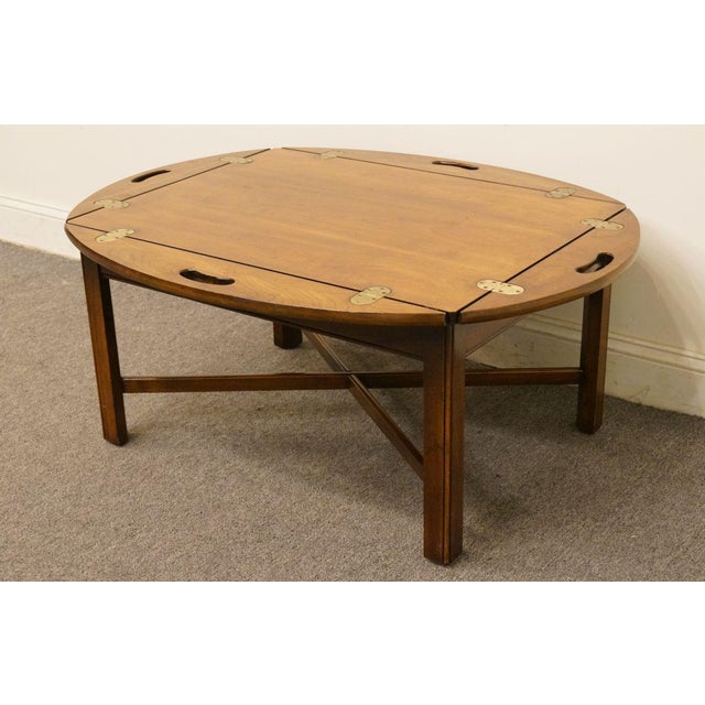 Lane Furniture Solid Cherry Butler's Coffee Table Chairish